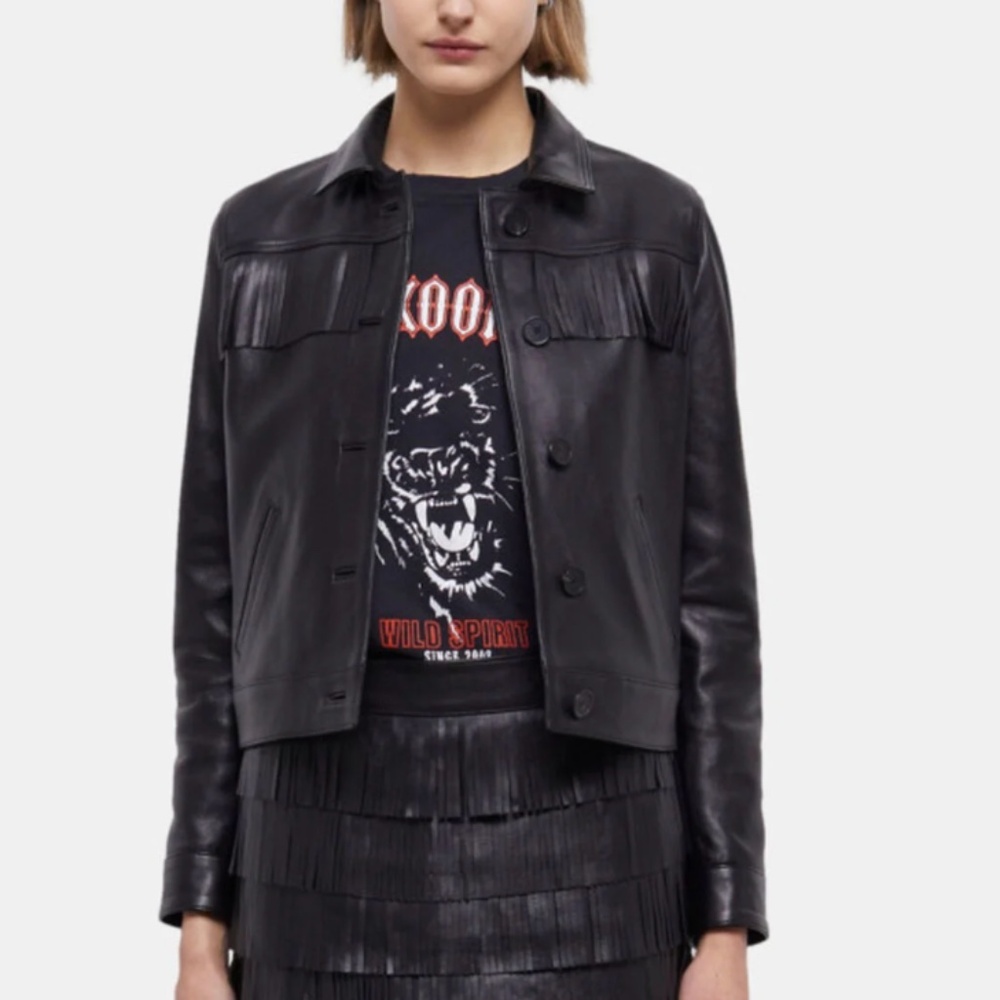 The Kooples Black leather jacket